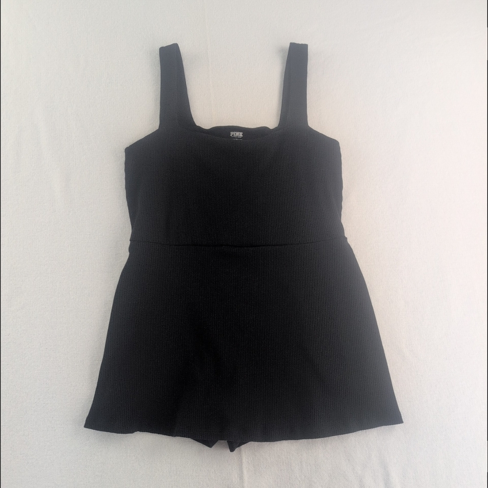 VS Pink Skort Bodysuit Romper